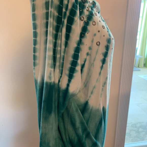 New Directions teal tie dyed gorgeous top-size small - Picture 4 of 7